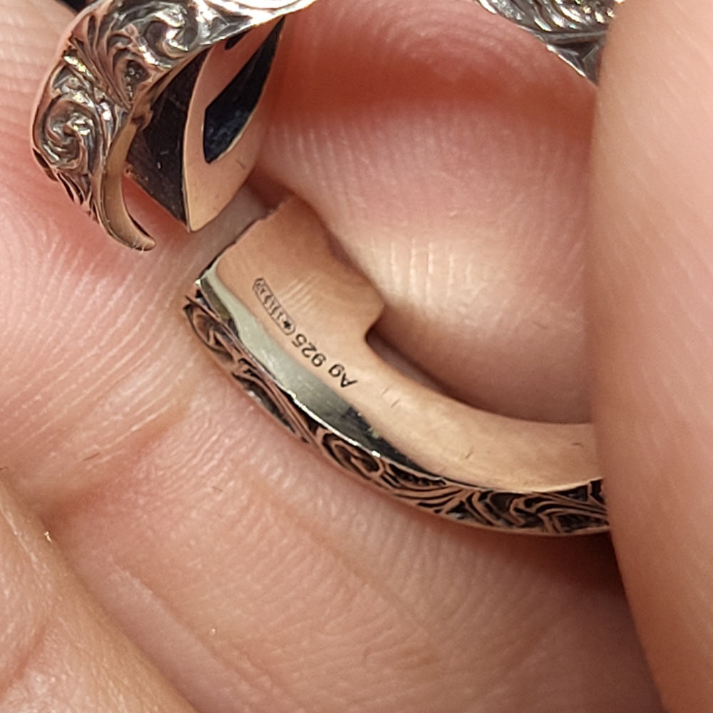 Authentic & iconic Gucci Silver GG Women's Ring. #6 - Picture 5 of 11